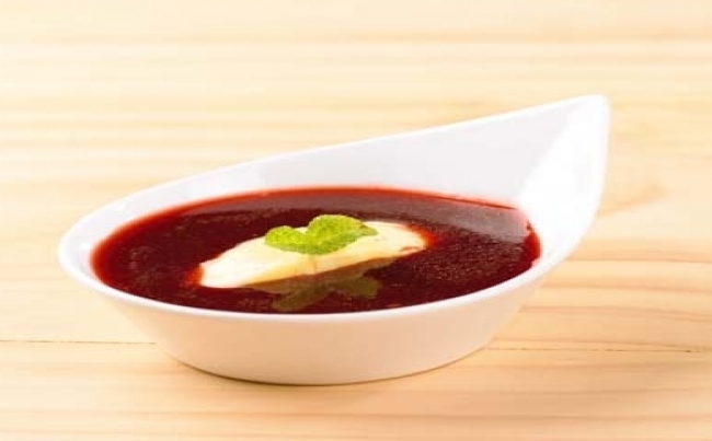 Sopa de fresa
